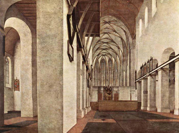 Pieter Saenredam Interior of the St. Jans Kerk at Utrecht oil painting image